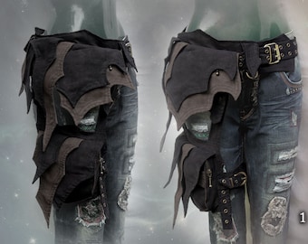 Nebula pocket Belt - with removable thigh pocket bag