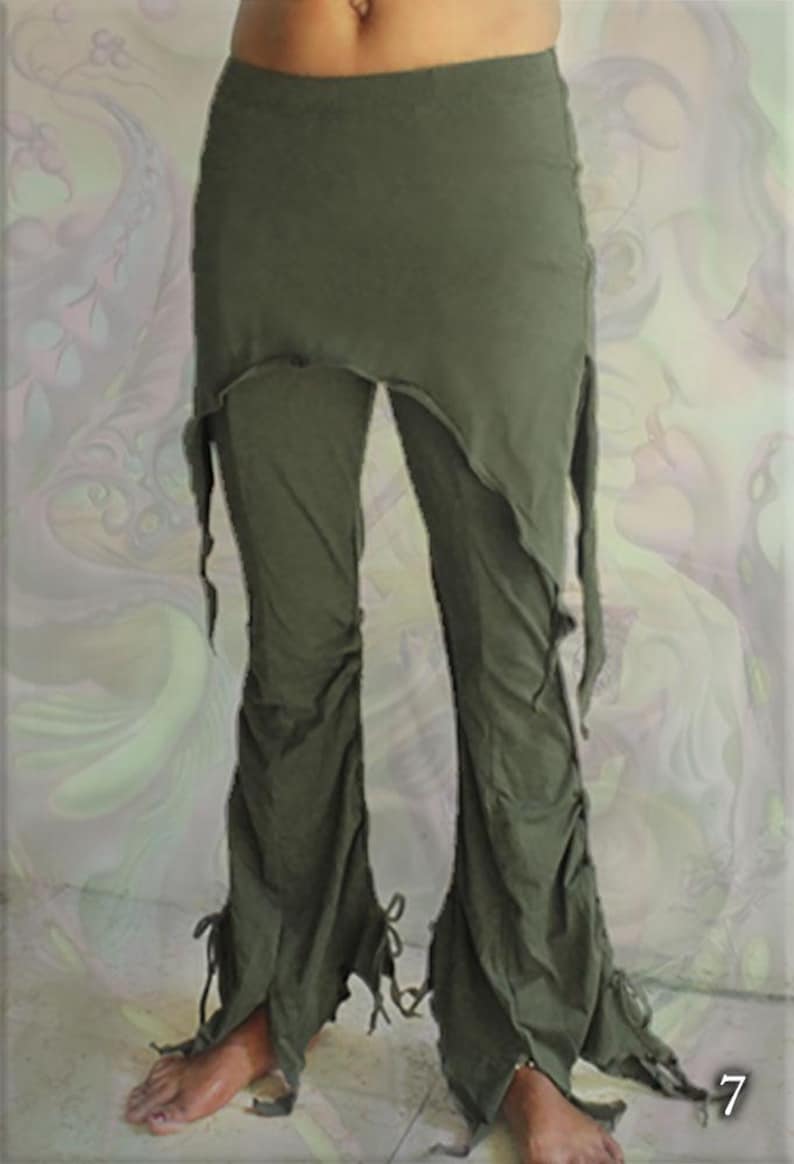 Salsa kjol yoga fairy flare byxor leggings - storlek från xS - 3XL 7. Green