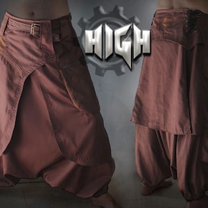 Nizari Pants ~ cargo pocket goa tribal festival baggy aladdin harem trousers