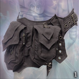 Sorcerer Beintasche -  uplifting Goa psytrance tribal utility hip belt bag