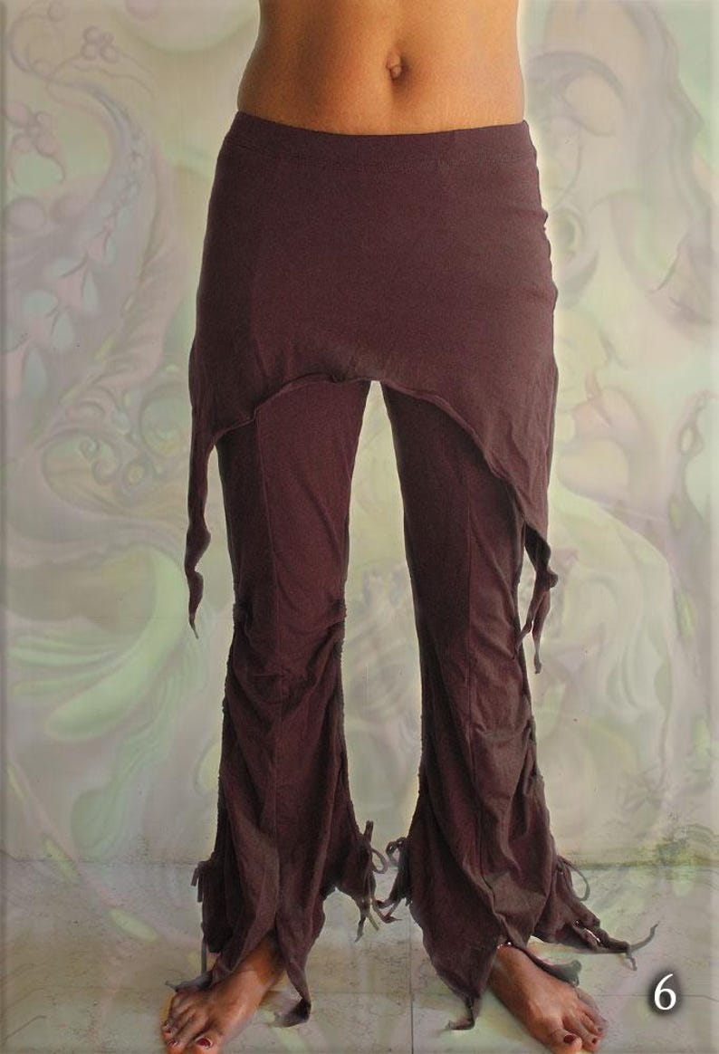 Salsa kjol yoga fairy flare byxor leggings - storlek från xS - 3XL 6. Brown