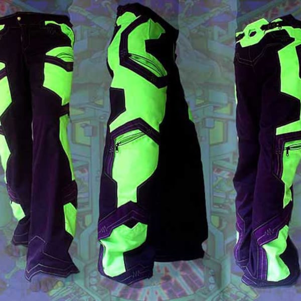 Electric Universe Pants, cyber psytrance Goa festival cybertrance psypunk Hose