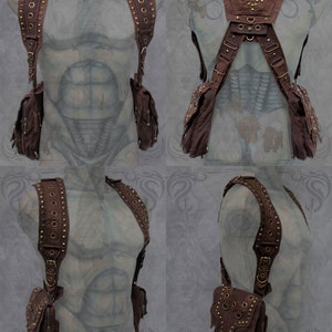 Viking Holster Bag Studs Post Apocalyptic Steampunk Neo Tribal Shoulder ...