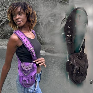 Medusa Shoulder Holster Vest Bag Pouch Purse ~ for festival girls