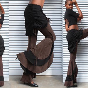 Bolero Leggings dehnbare Lycra Hose mit einstellbarem Rock