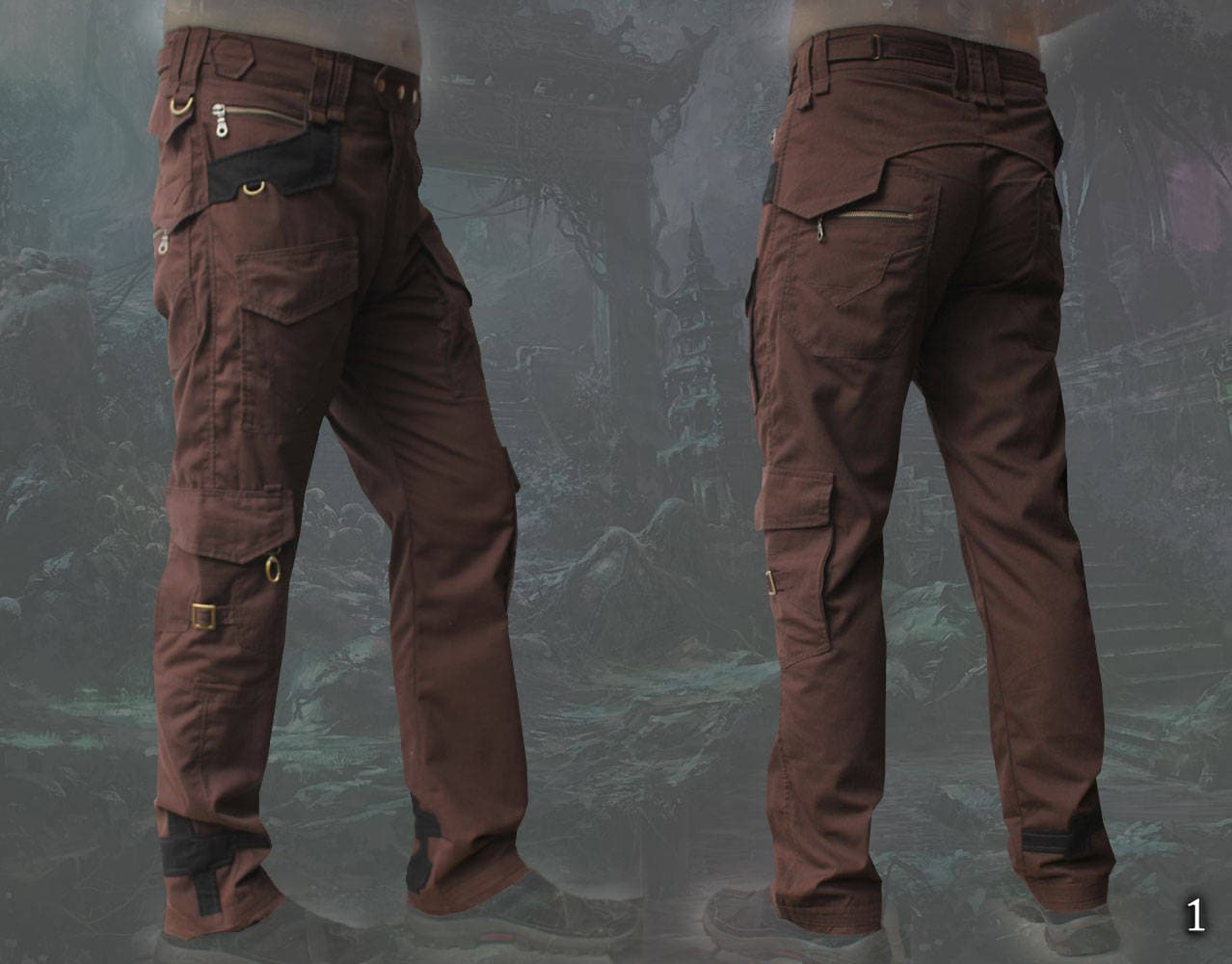 Pathfinder Pants II - urban survival, cargo pocket traveler style
