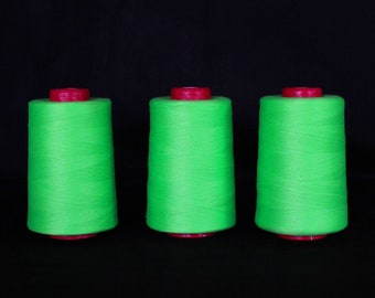 uv neon green sewing thread strong 20 for String Art or machine stitching