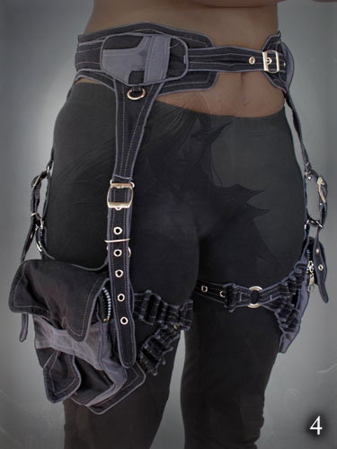 Psyrider Garter thigh pocket Leg steampunk Belt Psyrider Garter thigh pocket Leg steampunk Belt