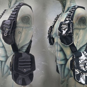 Esquire Holster Bag ~  post apocalyptic men&#39;s tactical shoulder pocket holster vest pouch