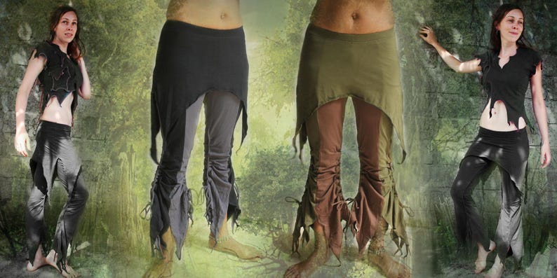black yoga dance tribal wear festival klamotten leggings