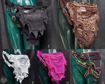 Abracadabra Belt - pixie burning man psy festival apocalyptic tribal utility waist pocket belt bag pouch