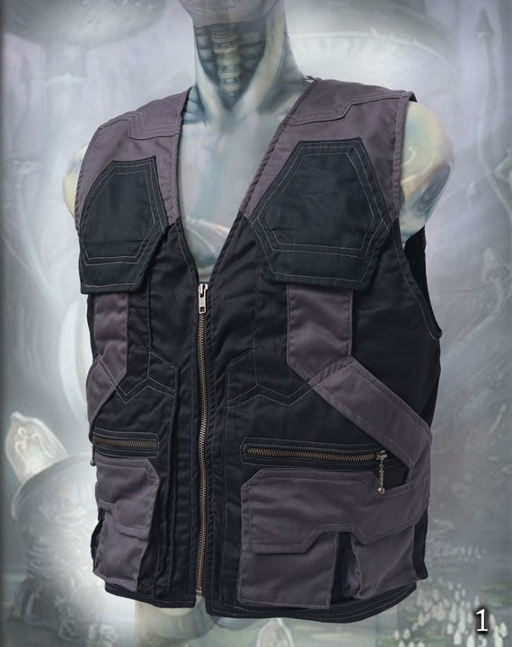 Tectonic Vest - Men Utility Multipocket Tactical Travel Cargo Adventure Vest