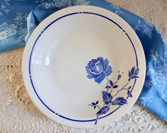 Blue Rose Bowl Etsy Blue Rose Bowl Etsy