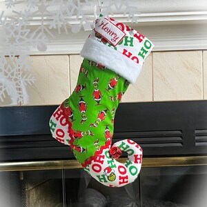 Medias personalizadas - Medias de elfo Grinch