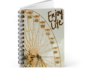 Ferris Wheel Spiral Bound Journal | Summer Carnival Notebook