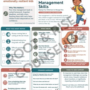 Executive Functioning Parent Guide | Printable Infographics | ADHD & Executive Skills | Handouts image 2