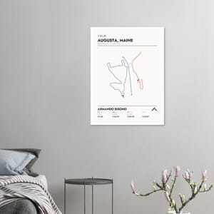Custom Half Distance Triathlon Poster | Your Strava Route | Personalized Swim Bike Run Finisher Gift image 8