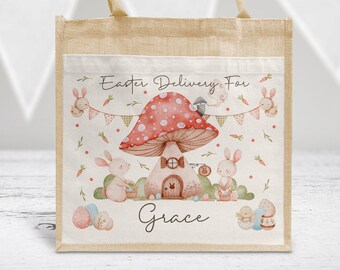 Personalised Easter Bag, Easter Basket, Easter Gift, Personalised Easter Gift