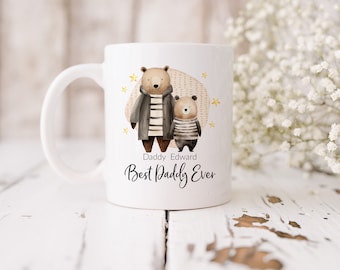 Best Daddy Ever Mug & Coaster Gift, Personalised Father's Day Gift For Dad, Gift For Daddy, Gift For Him, Dad Birthday, Personalised Dad Mug