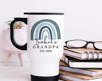 Personalised Travel Mug, Take Away Mug, Gift For Grandad, Father's Day Gift, Birthday Present For Grandad, Gift From Children, Gift For Him