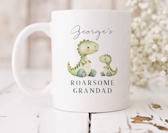 Personalised Ceramic Mug & Coaster - Roasome Grandad, Gift For Grandad, Personalised Grandad Mug, Gift For Him, Grandad Birthday