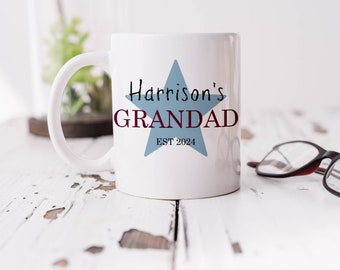 Personalised Grandad Mug, Personalised Father's Day Gift For Grandpa, Gift For Grandad, Gift For Him, Grandad Birthday, Grandad Mug