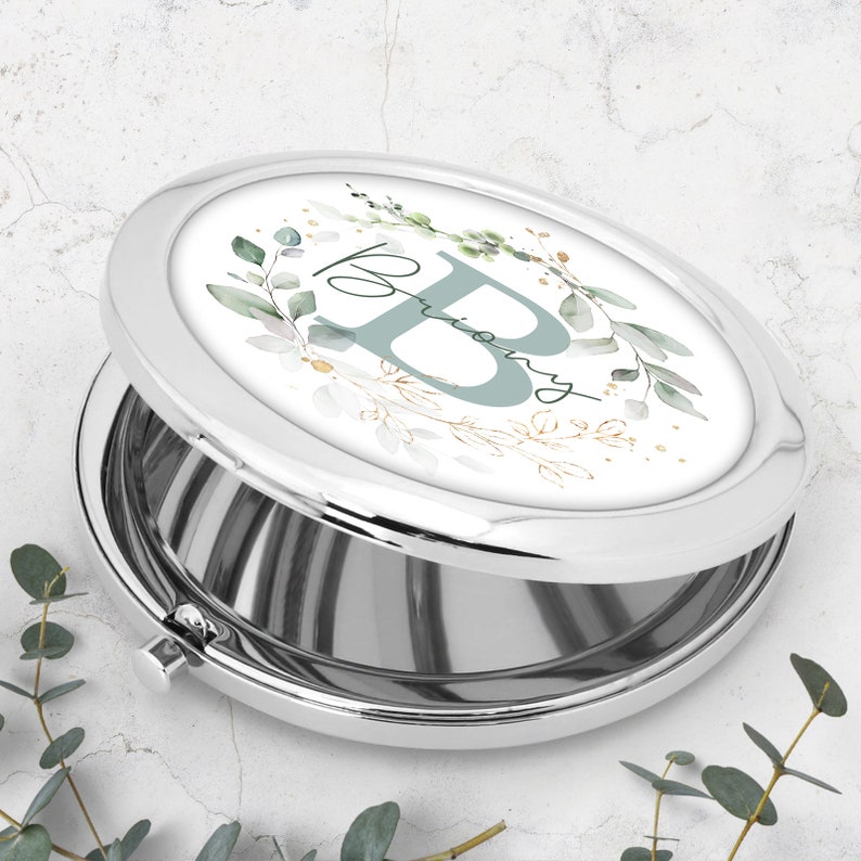 Personalised Compact Mirror, Gift For Her, Wedding Favours, Mother of the Groom, Keepsakes, Maid of Honour, Personalised Birthday image 6