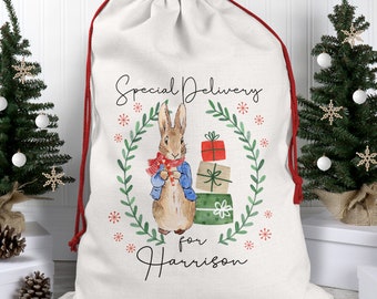 Personalised Christmas Santa Sack, Christmas Toy Sack