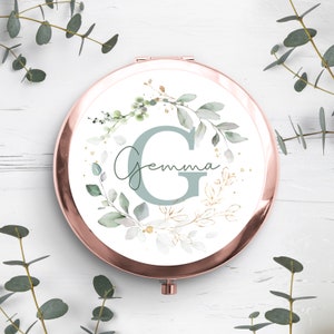 Personalised Compact Mirror, Gift For Her, Wedding Favours, Mother of the Groom, Keepsakes, Maid of Honour, Personalised Birthday image 5