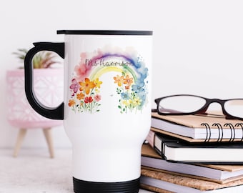 Teacher Gift, Personalised Travel Mug, Take Away Mug, Gift For Teacher, Leaving Present For Teacher, Gift From Children, End Of Term Gift