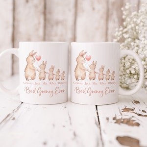 Best Nana Ever Mug & Coaster Gift, Personalised Mother's Day Gift For Grandma, Gift For Granny, Gran, Nanna, Nanny, Gift image 4