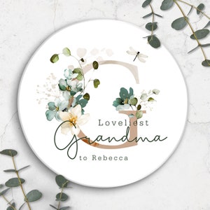 Personalised Ceramic Mug & Coaster Mothers Day Gift For Grandma Nana Nan Gran Nanny image 4