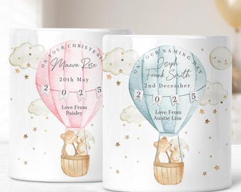Christening Gift Money Box, Personalised Ceramic Keepsake