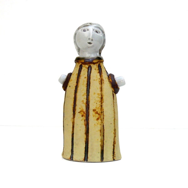 Mädchen Figur, junge Figur Geschlecht Neutral, Kind-Keramik-Skulptur