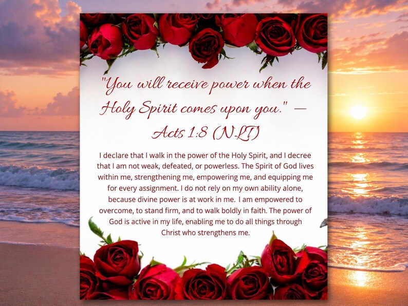 40 Days Scripture Declarations | Christian Affirmation Pages | Bible Study Devotional | Digital Download image 4