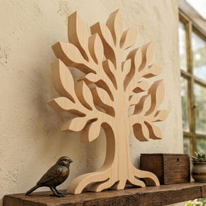 Tree, Unusual tree, Forest, an original wooden sculpture, Scrollsaw pattern, digital download, High Quality JPGs, PDF, PNG, Mothers Day Gift