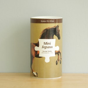 Mini Jigsaw Puzzle George Stubb&#39;s Painting of Whistlejacket Children&#39;s Gift Art Puzzle Gift Stocking Stuffer Horse Lover Gift