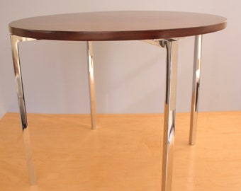 1960s Knoll Round Side Table Vintage Florence Knoll Design