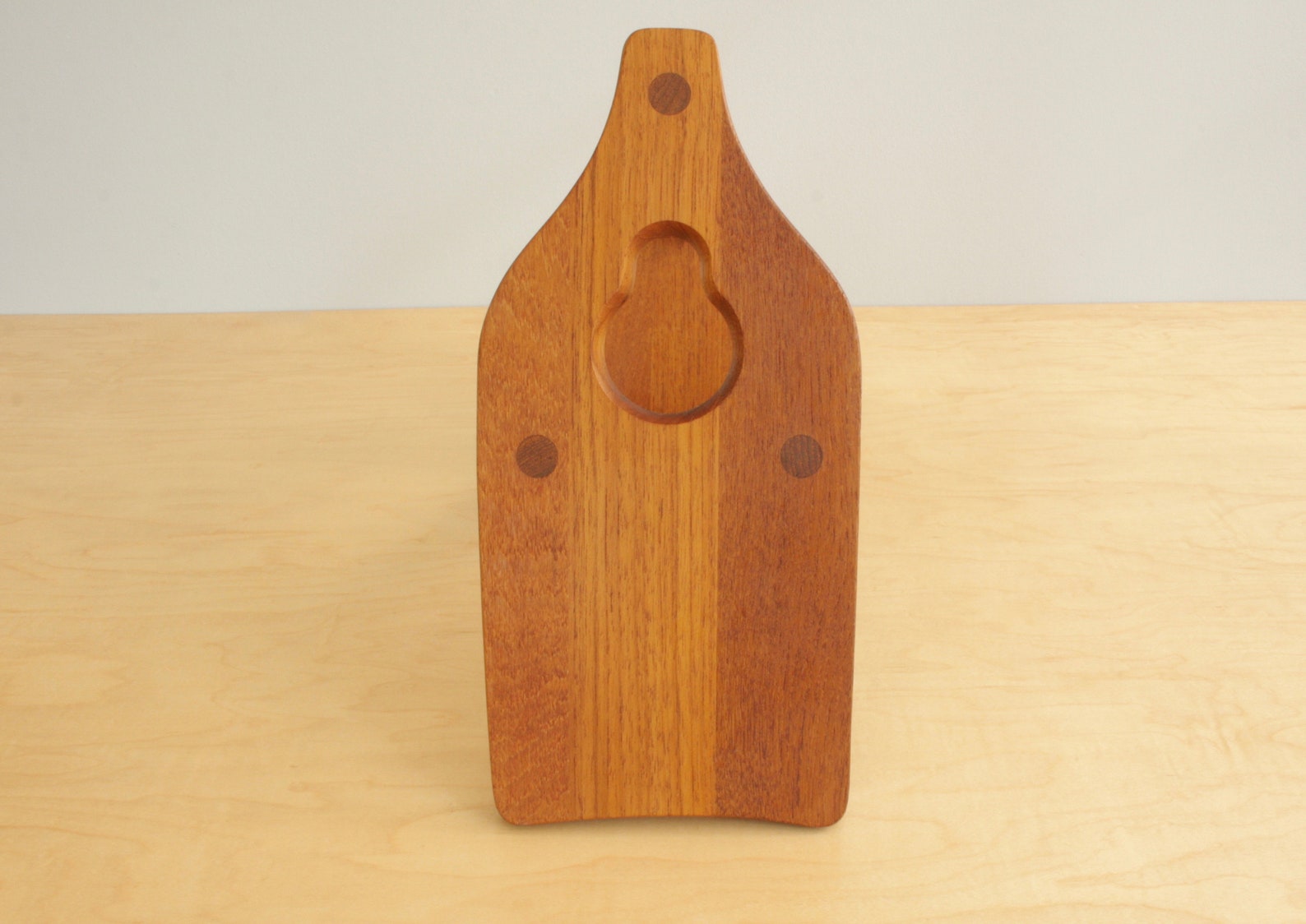 Vintage Dansk Designs Teak Wine Bottle Holder Jens Quistgaard Etsy