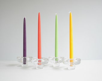 Mid Century Dansk Crystal Candle Holders Designed By Jens Quistgaard Candleholders Four Available