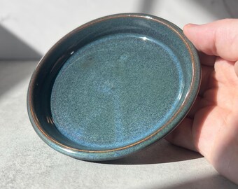 Blue Handmade Ring Trinket Dish
