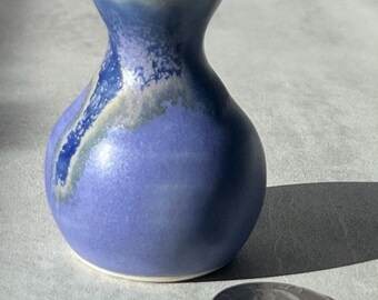 Purple Handmade Mini Bud Vase