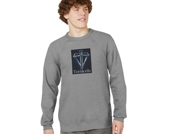 Tori & Vils Logo Sweatshirt — Minimal Black Crewneck