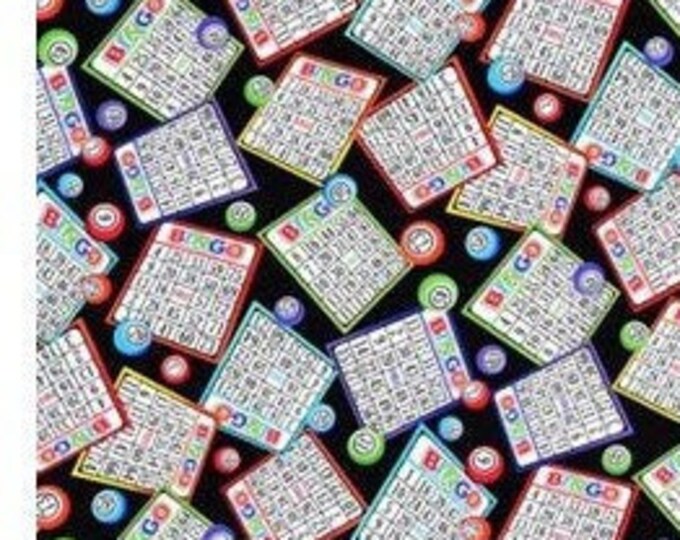 BINGO Bingo Cards and Balls by Timeless Treasures Very Etsy