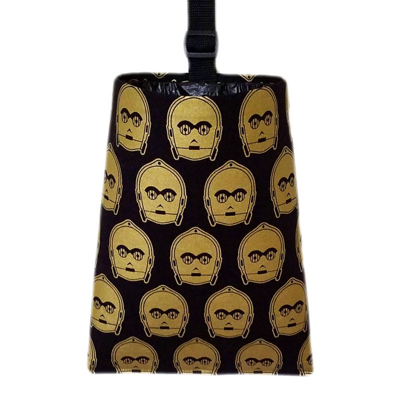 Car Trash Bag Star Wars Metallic C3PO