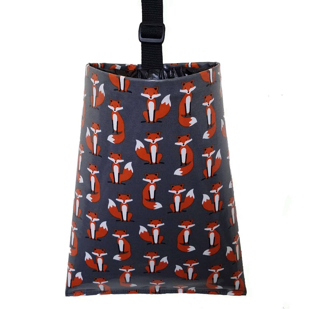 Premium Laminated Cotton Trash Bag Foxes Etsy