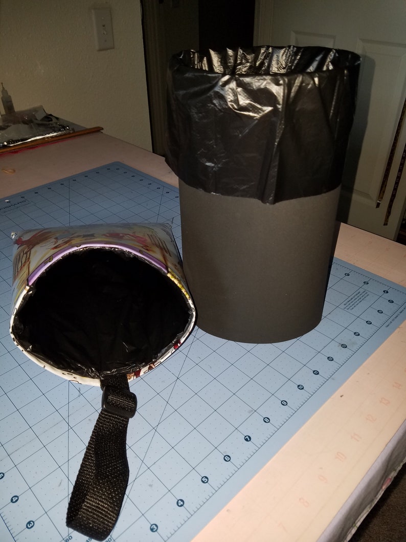 Car Trash Bag Fabric by Alexander Henry MIDNIGHT SNACK