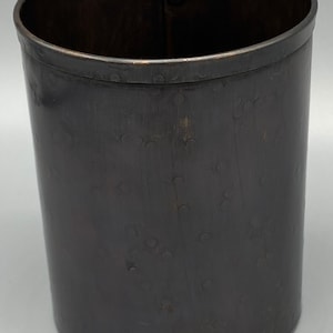 Bronze Pencil Cup, Pencil Holder for Desk, Office Desk Accessories, Copper Pencil Holder, Pen Holder for Desk, Anniversary Gift, Gift Ideas