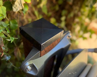 Handcrafted Copper 4x4 Post Cap – Bronze Patina Fence & Deck Decor
