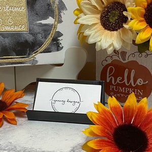 Porta-cartões de visita para mesa, porta-cartões de visita de bronze, porta-cartões de visita de cobre, acessórios de mesa de escritório, presente de 8º aniversário, presente